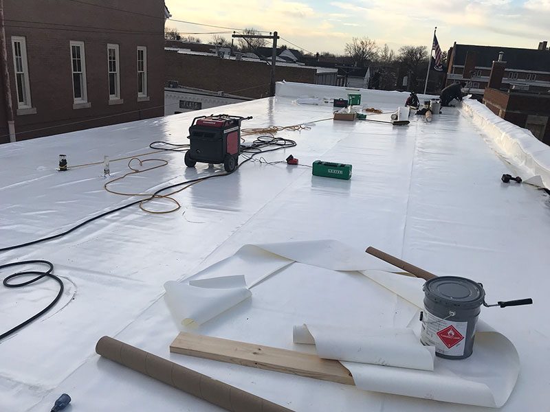 flat roof repair replacement installation company