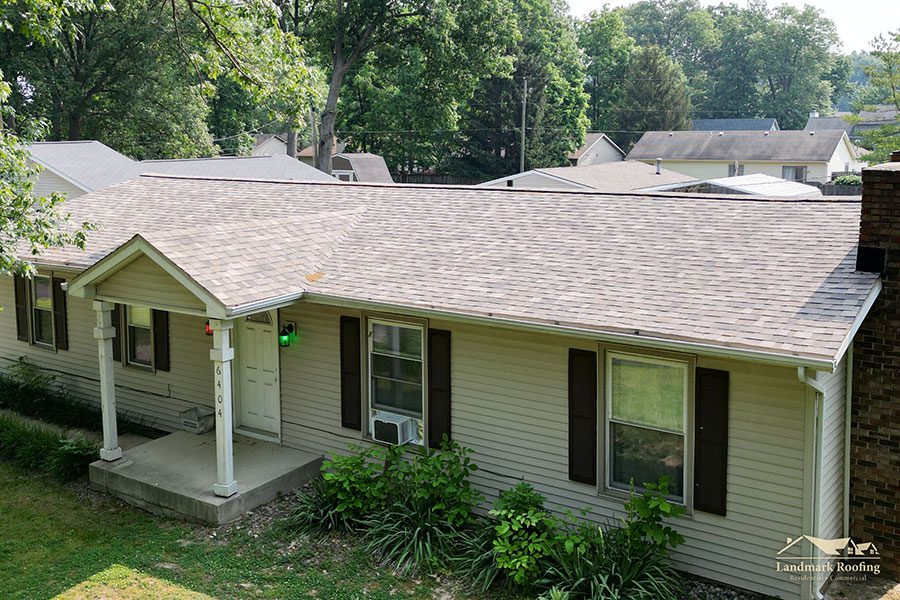 Owens Corning shingles in color Sand Dune) - Fort Wayne roofing